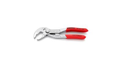 Knipex Cobra Hightech  M5 silber, rot Produktbild 1