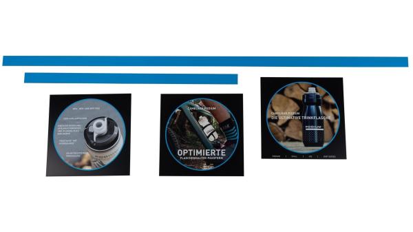 Camelbak Aufkleber-Set  XXL blau, bunt