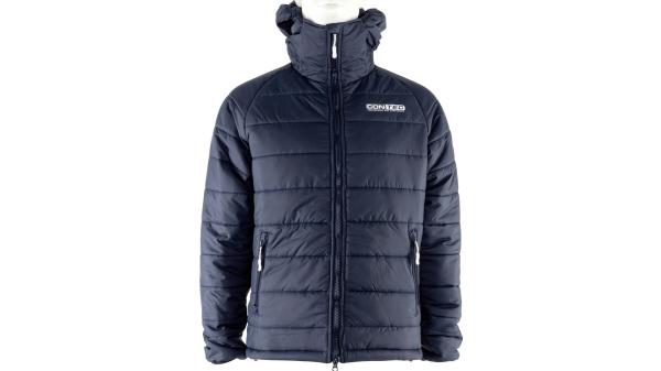 CONTEC Puffer Unisex S blau, wei&szlig;