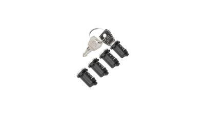 Atera Zylinderschloss  Unisize silber, schwarz Produktbild 1
