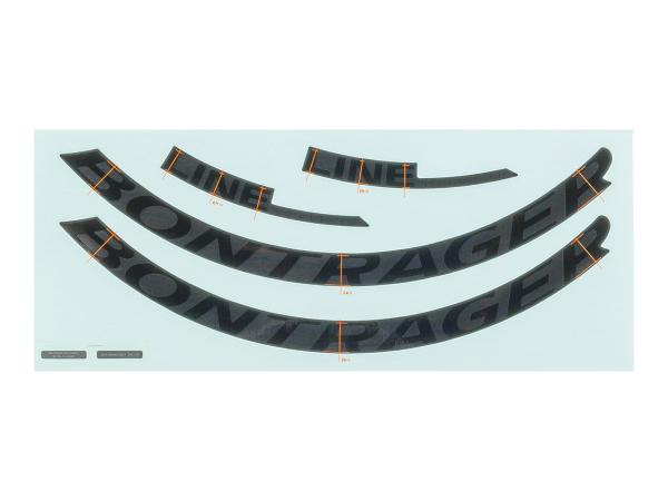 Bontrager Decal Bontrager Line Elite 30 27.5" Black/Black