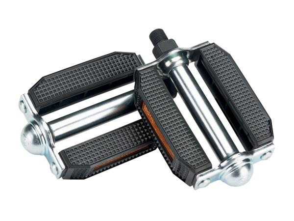 Electra Pedal Electra Deluxe Block 1/2in Spindle Chrome/Bl
