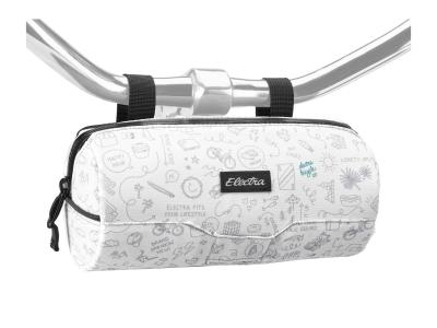 Electra Bag Electra Cylinder Handlebar Bag Doodle White Produktbild 1