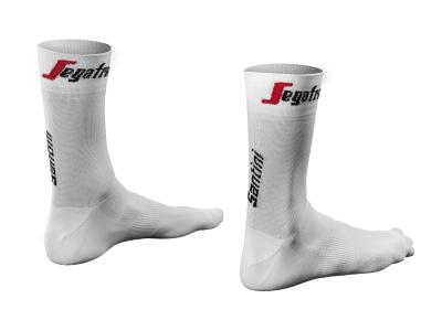 Santini Socken Santini Trek-Segafredo Sommer XS/S White Produktbild 1