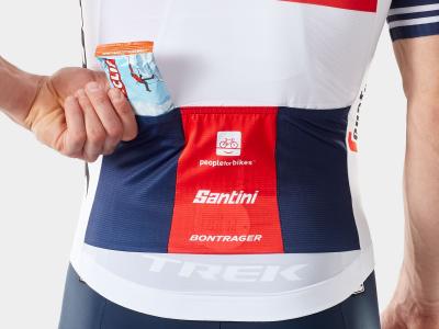 Santini Trikot Santini Trek-Segafredo Team L White/Blue Produktbild 2