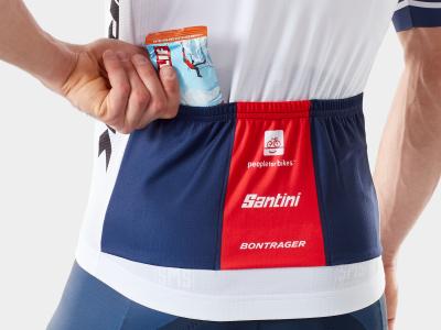 Santini Trikot Santini Trek-Segafredo Replica L White/Blue Produktbild 2