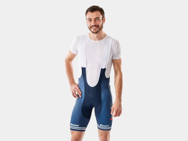Santini Short Santini Trek-Segafredo Replica Tr&auml;ger L Dark