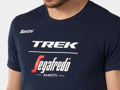 Santini Oberteil Santini Trek-Segafredo T-Shirt M Dark Blu Produktbild 2