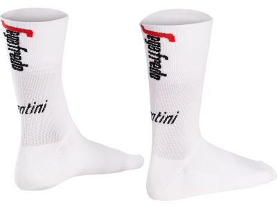 Santini Socke Santini Trek-Segafredo Sommer XS/S White/Blu Produktbild 1