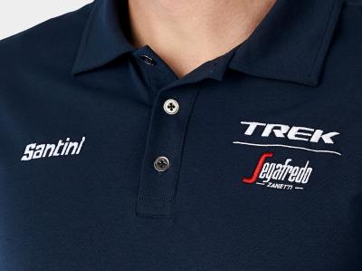 Santini Shirt Santini Trek-Segafredo Polo Men's S Navy Produktbild 2