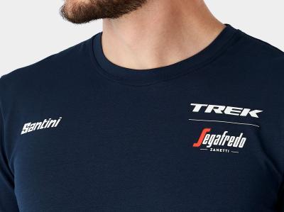 Santini Oberteil Santini Trek-Segafredo T-Shirt S Dark Blu Produktbild 2