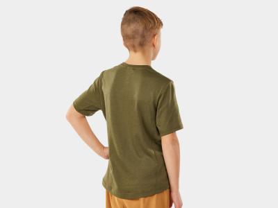 Trek Shirt Trek Evoke Tech Tee Youth X-Large Black Oliv Produktbild 1