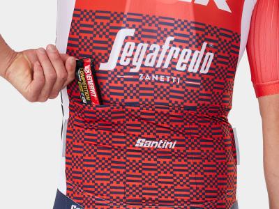 Santini Trikot Santini Trek-Segafredo Team L White/Red Produktbild 2
