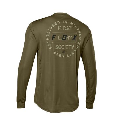 Fox Racing Jersey Fox Racing Ranger LS Font Small Olive Green Produktbild 1