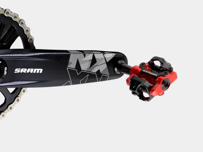 Bontrager Pedal Bontrager Comp MTB ohne Pedalhaken Alu Red Produktbild 1
