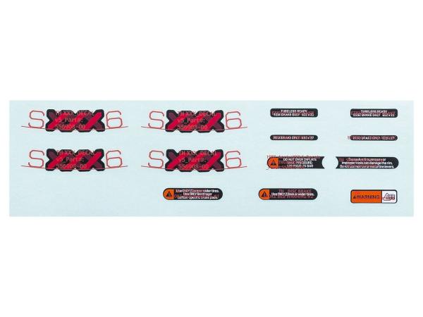 Bontrager Decal Bontrager Aeolus XXX 6 Black/Red