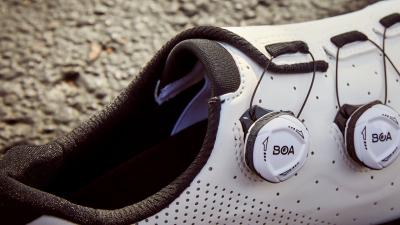 Bontrager Schuh Bontrager XXX Road 39 White/Navy Produktbild 10