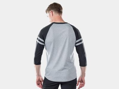 Unbekannt Jersey 100% 3/4 Sleeve Tech Tee Large Dark Grey/Bl Produktbild 1