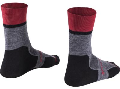Bontrager Socke Bontrager Race Crew Wool XL (46-48) Mars Red Produktbild 1