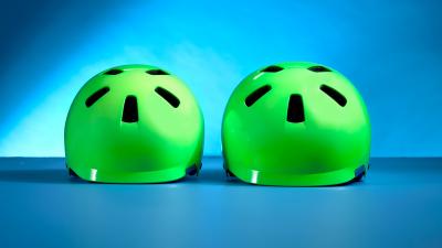 Bontrager Helm Bontrager Jet WaveCel Child Vis Green/Royal C Produktbild 10