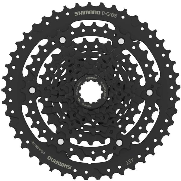 SHIMANO Kassette CS-HG300-8, 8-fach, 11-13-15-18-22-27-35-45 Z, f.HG M