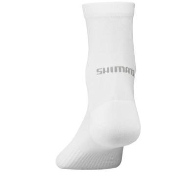 SHIMANO Performance Mid Socks White S-M ( Size 36-40) Produktbild 1