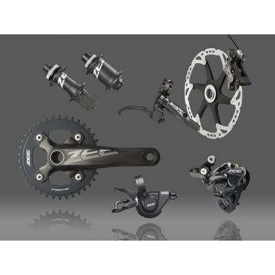SHIMANO Kurbelgarnitur ZEE FC-M640 10-fach 165 mm 36 Z&auml;hne Produktbild 1