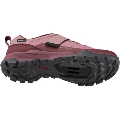 SHIMANO SHIMANO Fahrradschuhe EX500W Damen Touring SPD Gr&ouml;&szlig;e 40 Damenleisten Rot Produktbild 3