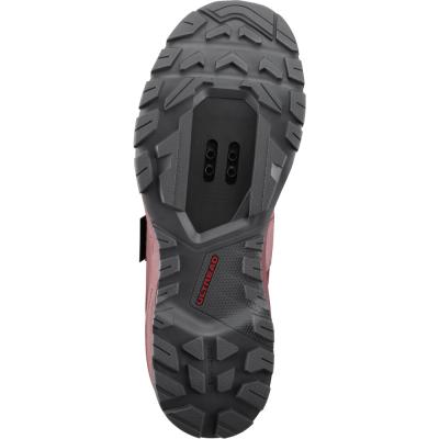 SHIMANO SHIMANO Fahrradschuhe EX500W Damen Touring SPD Gr&ouml;&szlig;e 42 Damenleisten Rot Produktbild 2