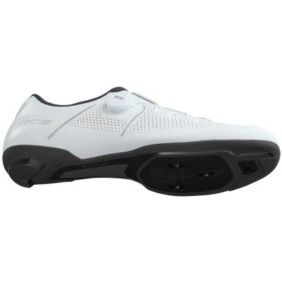 SHIMANO SHIMANO Fahrradschuhe RC302 Herren/Damen Road SPD-SL Gr&ouml;&szlig;e 46 breit Wei&szlig; Produktbild 2