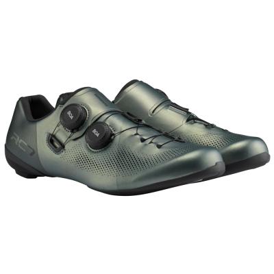 SHIMANO SHIMANO Fahrradschuhe RC703 Herren/Damen Road SPD-SL Gr&ouml;&szlig;e 42 breit Gr&uuml;n Produktbild 1