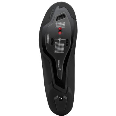 SHIMANO SHIMANO Fahrradschuhe RC703 Herren/Damen Road SPD-SL Gr&ouml;&szlig;e 46 breit Schwarz Produktbild 3