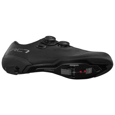 SHIMANO SHIMANO Fahrradschuhe RC703 Herren/Damen Road SPD-SL Gr&ouml;&szlig;e 47 breit Schwarz Produktbild 2