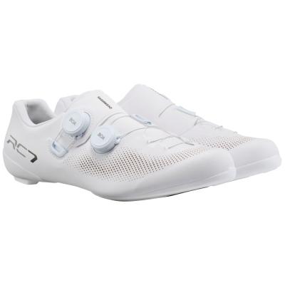 SHIMANO SHIMANO Fahrradschuhe RC703 Herren/Damen Road SPD-SL Gr&ouml;&szlig;e 43 breit Wei&szlig; Produktbild 1