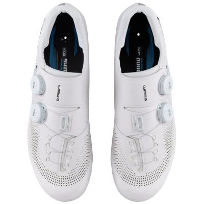 SHIMANO SHIMANO Fahrradschuhe RC703 Herren/Damen Road SPD-SL Gr&ouml;&szlig;e 46 Wei&szlig; Produktbild 4