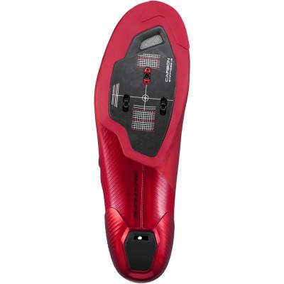 SHIMANO SHIMANO Fahrradschuhe RC903 Damen/Herren Road SPD-SL Gr&ouml;&szlig;e 46 breit Rot Produktbild 2