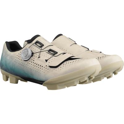 SHIMANO SHIMANO Fahrradschuhe RX600 Herren/Damen Gravel SPD Gr&ouml;&szlig;e 38 Beige/Blau Produktbild 1