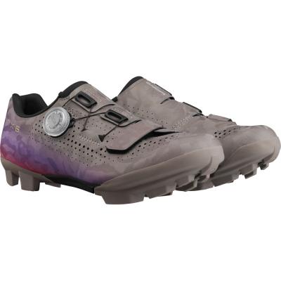 SHIMANO SHIMANO Fahrradschuhe RX600 Damen Gravel SPD Gr&ouml;&szlig;e 37 Damenleisten Grau/Lila Produktbild 1