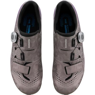 SHIMANO SHIMANO Fahrradschuhe RX600 Damen Gravel SPD Gr&ouml;&szlig;e 38 Damenleisten Grau/Lila Produktbild 2
