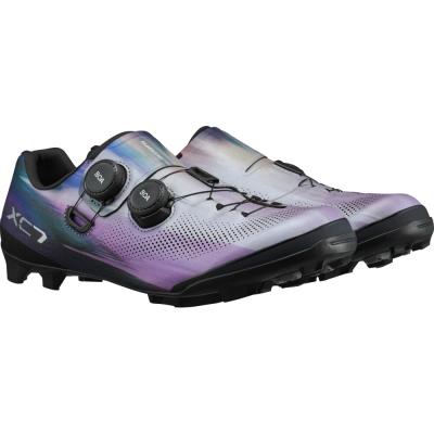 SHIMANO SHIMANO Fahrradschuhe XC703 Herren/Damen MTB SPD Gr&ouml;&szlig;e 45 Lila Produktbild 1