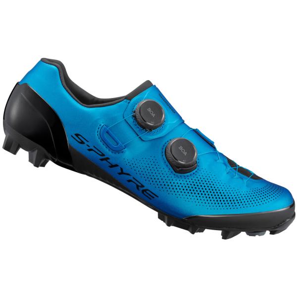 SHIMANO SHIMANO Fahrradschuhe XC903 Herren/Damen MTB SPD Gr&ouml;&szlig;e 45 breit Blau