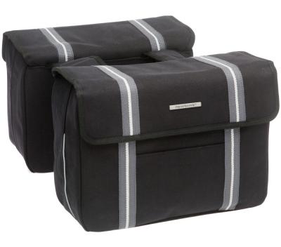 New Looxs 2ER RADTASCHE BOLZANO BLACK 26L     CANVAS 36X26X15CM Produktbild 1