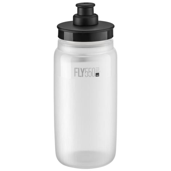 ELITE ELITE Trinkflasche Fly Tex Transparent Schwarz 550 ml