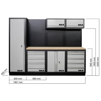 VAR Hochschrank MO-52201 600 x 458 x 2000 mm Produktbild 3