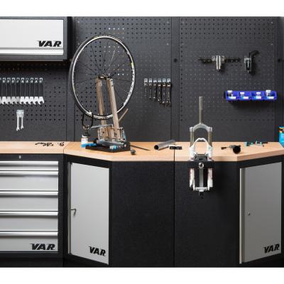 VAR Werkzeuglochwand MO-52231 f&uuml;r Unterschrank 1052 x 614,5 x 24 mm Schwarz Produktbild 3