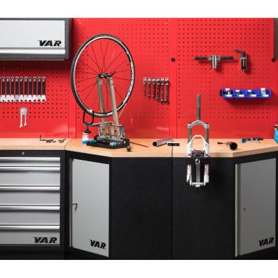 VAR Werkzeuglochwand MO-52235 f&uuml;r Unterschrank 1052 x 614,5 x 24 mm Rot Produktbild 1
