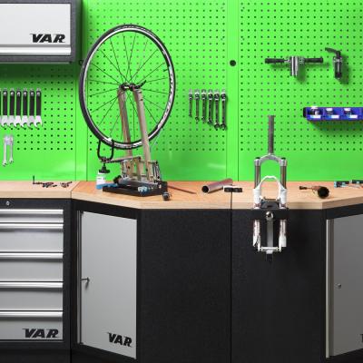 VAR Werkzeuglochwand MO-52243 f&uuml;r Unterschrank 1052 x 614,5 x 24 mm Gr&uuml;n Produktbild 1