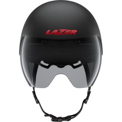 LAZER LAZER Helm Volante KinetiCore Triathlon/Zeitfahren Matte Black Red (M) 55-59 cm Produktbild 1