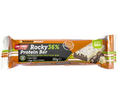 NAMEDSPORT NAMEDSPORT Proteinriegel ROCKY 36% PROTEIN BAR Triple Choco 12 x 50 g Produktbild 2