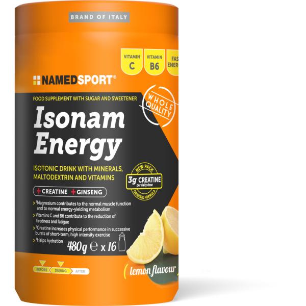 NAMEDSPORT ISONAM ENERGY Lemon - 480g 3g OF CREATINE
